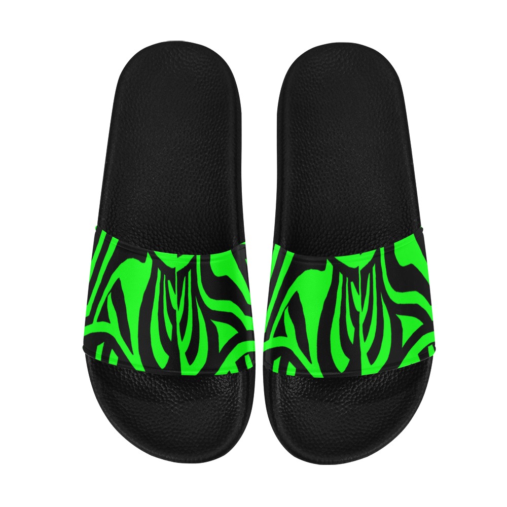 aaa black gb Women's Slide Sandals (Model 057)