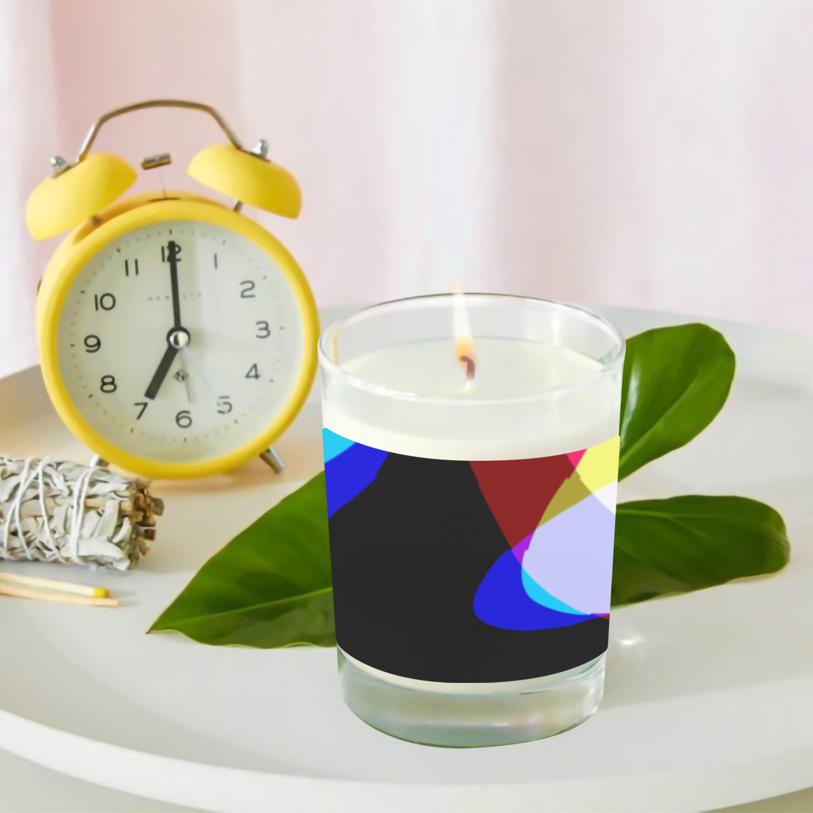 Abstract 2322 Transparent Candle Cup (Jasmine)