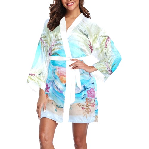 irit Long Sleeve Kimono Robe