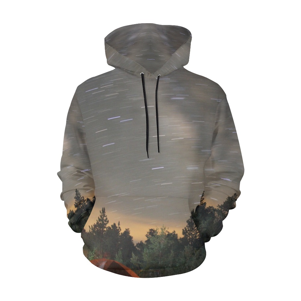 Camping Milky Way Hoodie -ON SALE- All Over Print Hoodie for Men (USA Size) (Model H13)