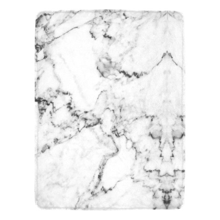 White Marble Blanket 60x80