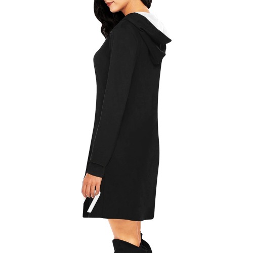 hoodie_mini_dress-869_TERRI-ANN.SHANICE.MORRISON_TSM All Over Print Hoodie Mini Dress (Model H27)