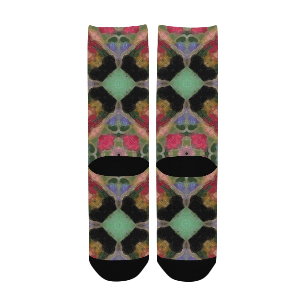 Fractoberry Fractal Pattern 000107WCS Women's Custom Socks