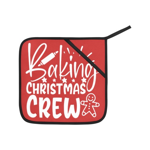Baking Christmas Crew Oven Mitt & Pot Holder