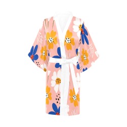 Cute Trendy Retro Floral Kimono Robe