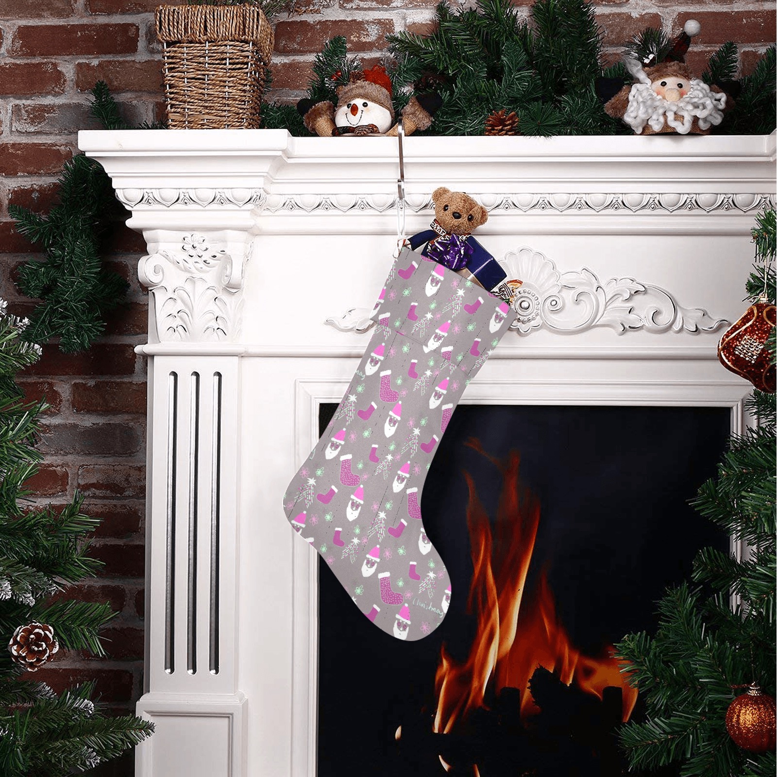 Ziz christmas design Christmas Stocking