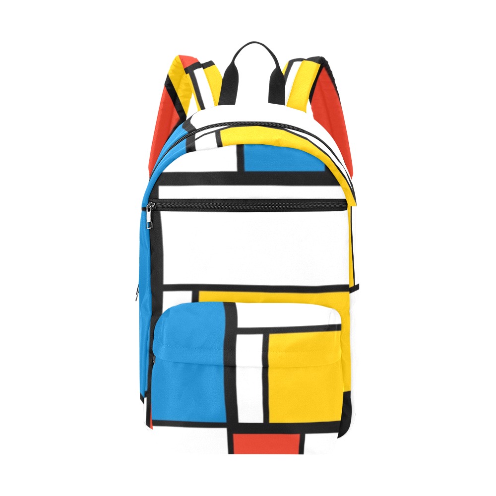 Mondrian De Stijl Modern Large Capacity Travel Backpack (Model 1691)