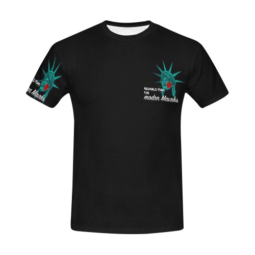Pean X Mavrks Tee All Over Print T-Shirt for Men (USA Size) (Model T40)