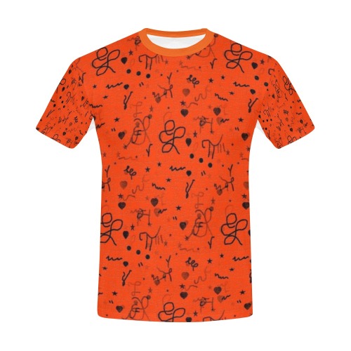 Simply Pop by Nico Bielow All Over Print T-Shirt for Men (USA Size) (Model T40)