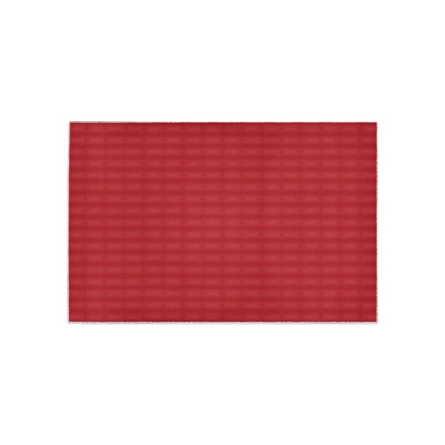 red repeating pattern Area Rug 5'x3'3''