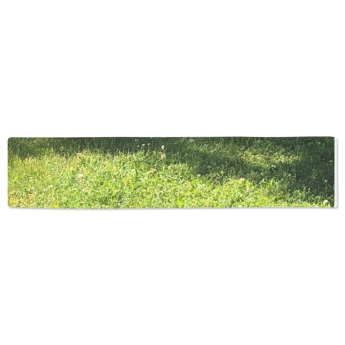Fresh Grreeen Grass Collection Table Runner 16x72 inch