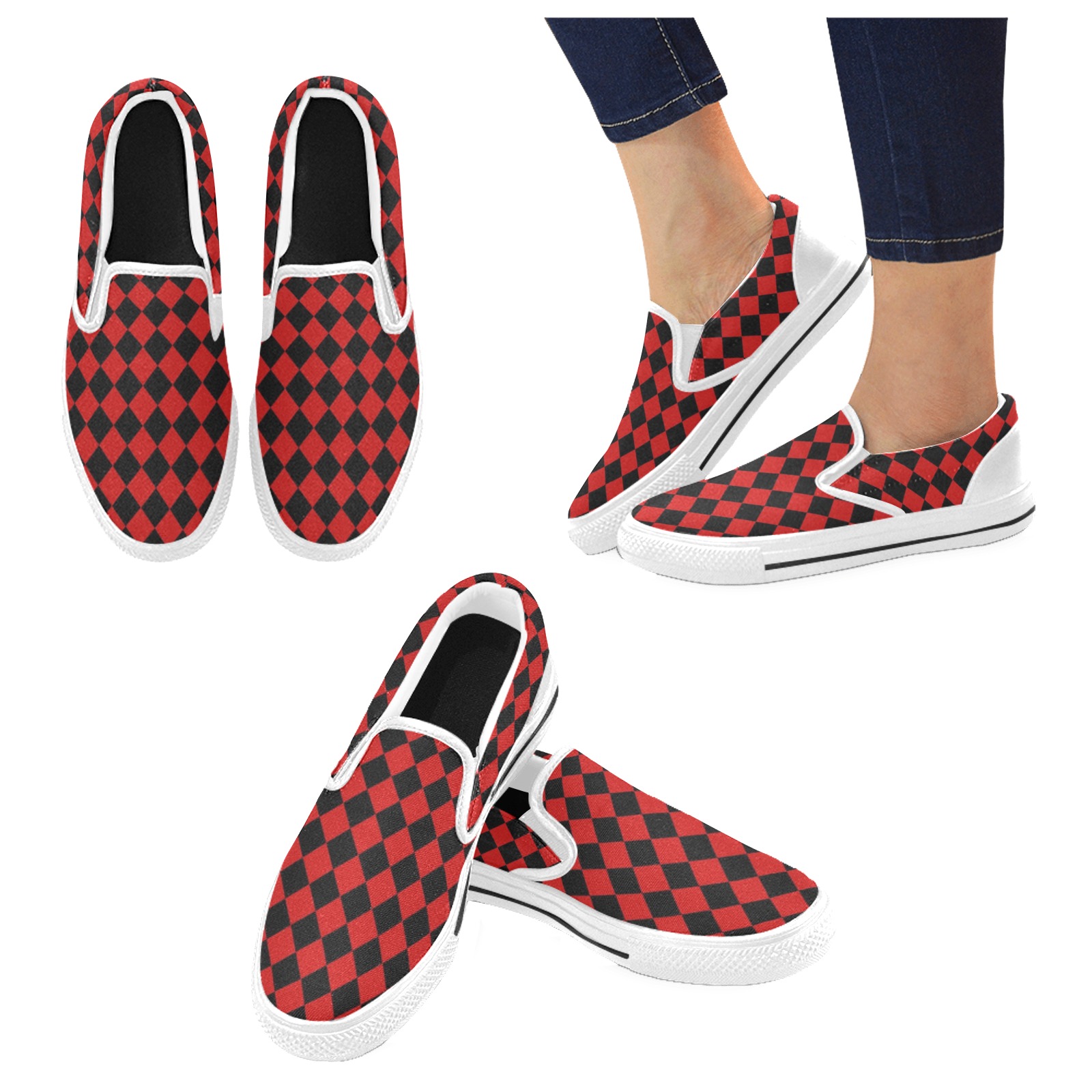 RBS w Slip-on Canvas Shoes for Kid (Model 019)