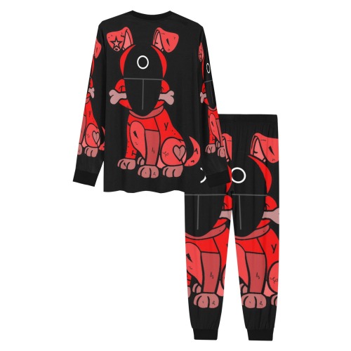 Dog Game / squid game by Nico Bielow Men's All Over Print Pajama Set