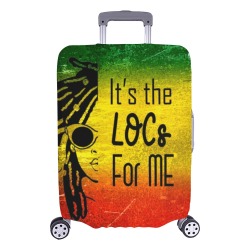 IT'S THELOCS FOR ME (SIDE FACE) Luggage Cover/Large 26"-28"