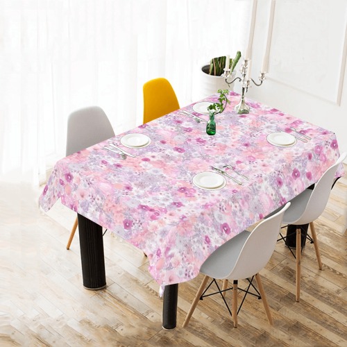floral frise20 Thickiy Ronior Tablecloth 84"x 60"