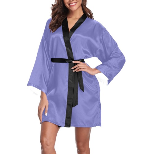 Very Peri Long Sleeve Kimono Robe