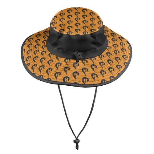 Loin Hooks Wide Brim Bucket Hat