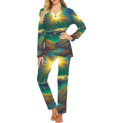 Celestial Swim Women's Long Pajama Set