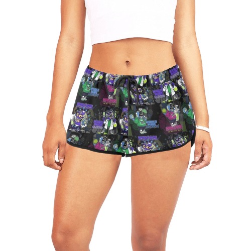 wwcfam Women's All Over Print Relaxed Shorts (Model L19)