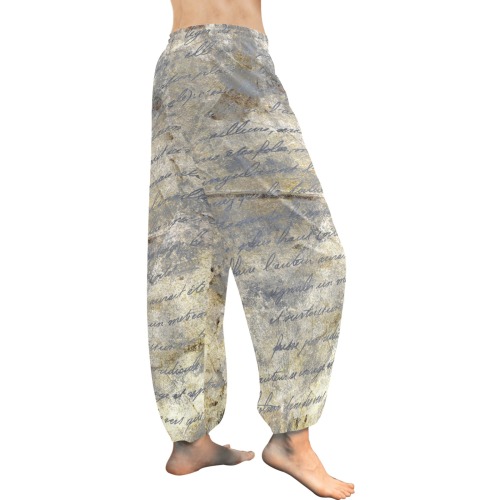 The Letter Women's All Over Print Harem Pants (Model L18)