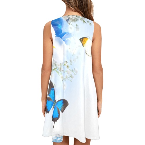 bb drtte Sleeveless A-Line Pocket Dress (Model D57)