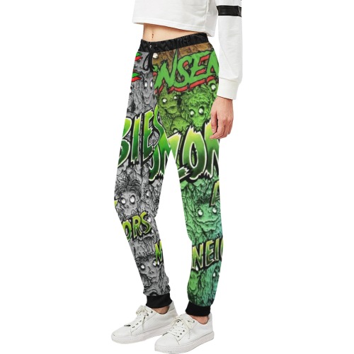 zombies ate my pants Unisex All Over Print Sweatpants (Model L11)