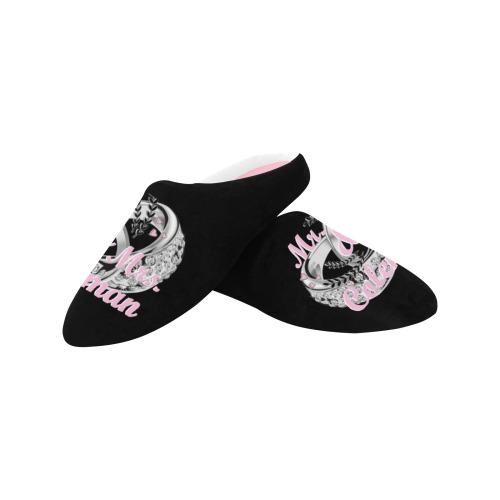 Wedding Women's Non-Slip Cotton Slippers (Model 0602)