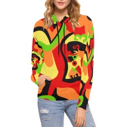 Exodus3 Ready Women Hoodie All Over Print Hoodie for Women (USA Size) (Model H13)