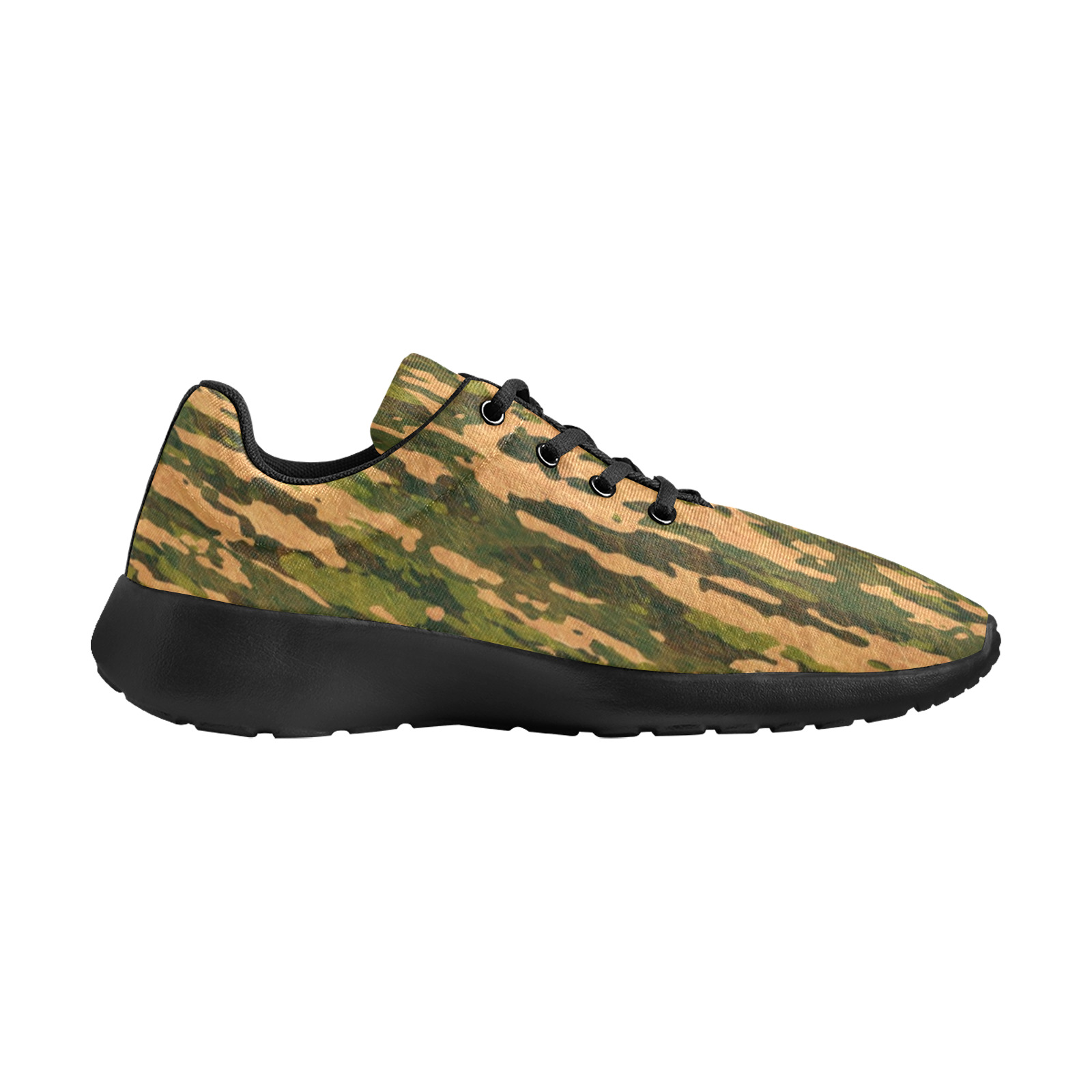 Bark Trunk Tree Camouflage Women's Athletic Shoes (Model 0200)
