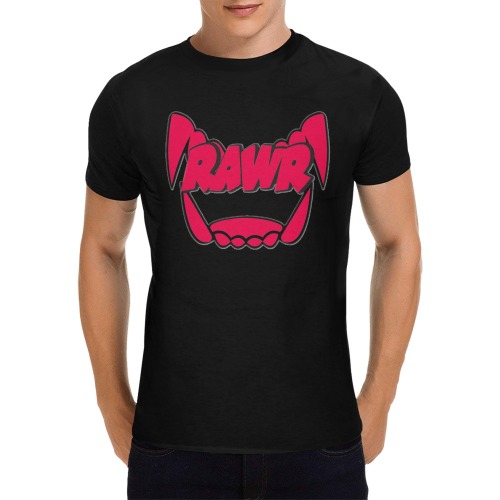 RAWRUSASIZE Men's T-Shirt in USA Size (Front Printing Only)