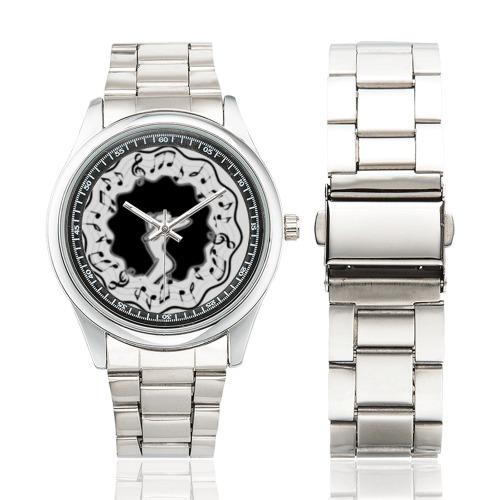 Lullaby Afro Men's Stainless Steel Watch(Model 104)