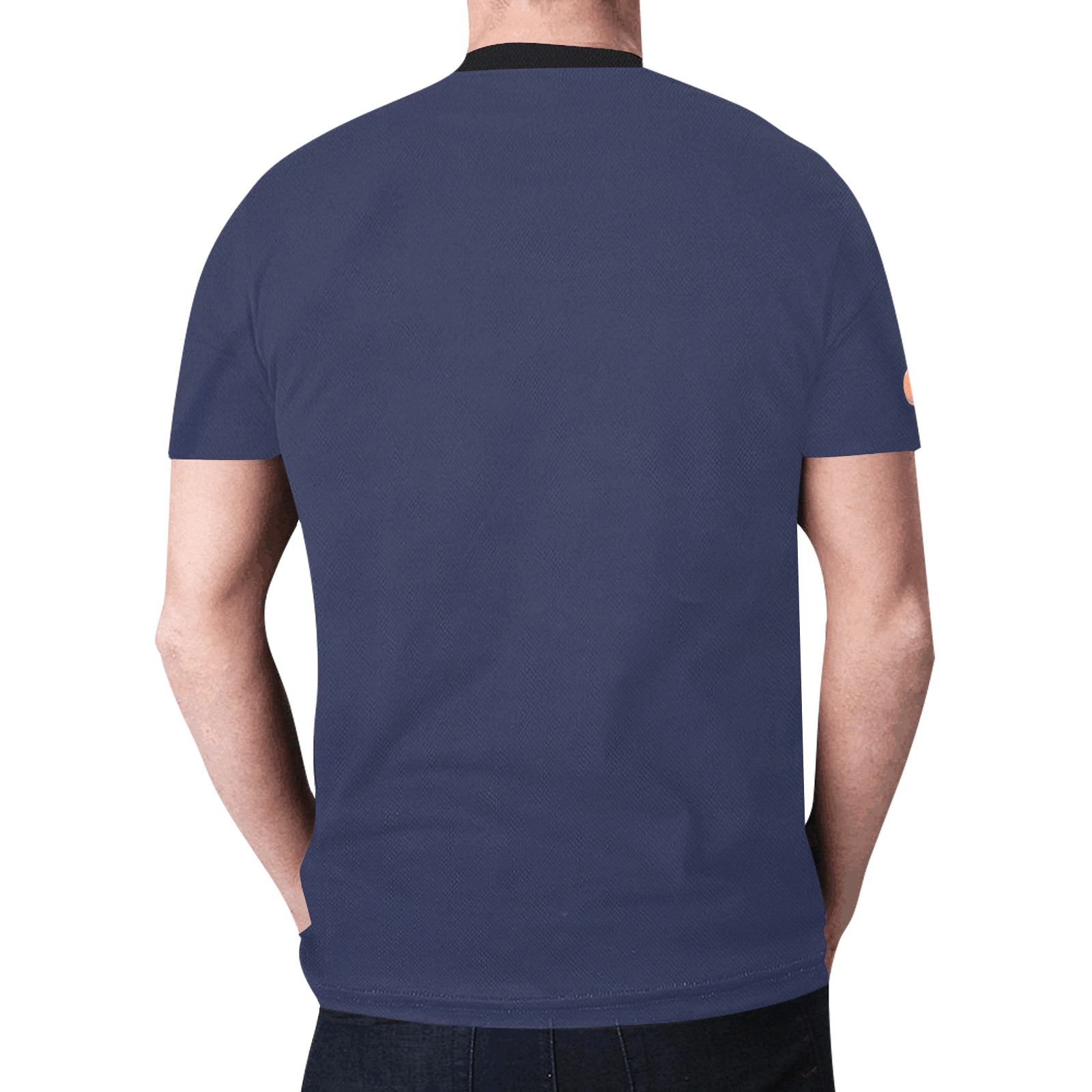 Navy Blue T-Shirt New All Over Print T-shirt for Men (Model T45)