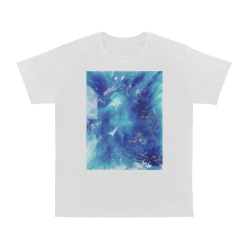 Encre Bleu Photo Men's T-Shirt in USA Size (Two Sides Printing)