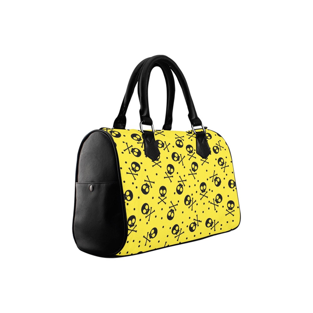 skull Boston Handbag (Model 1621)