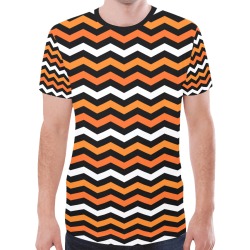 Halloween Chevron New All Over Print T-shirt for Men (Model T45)