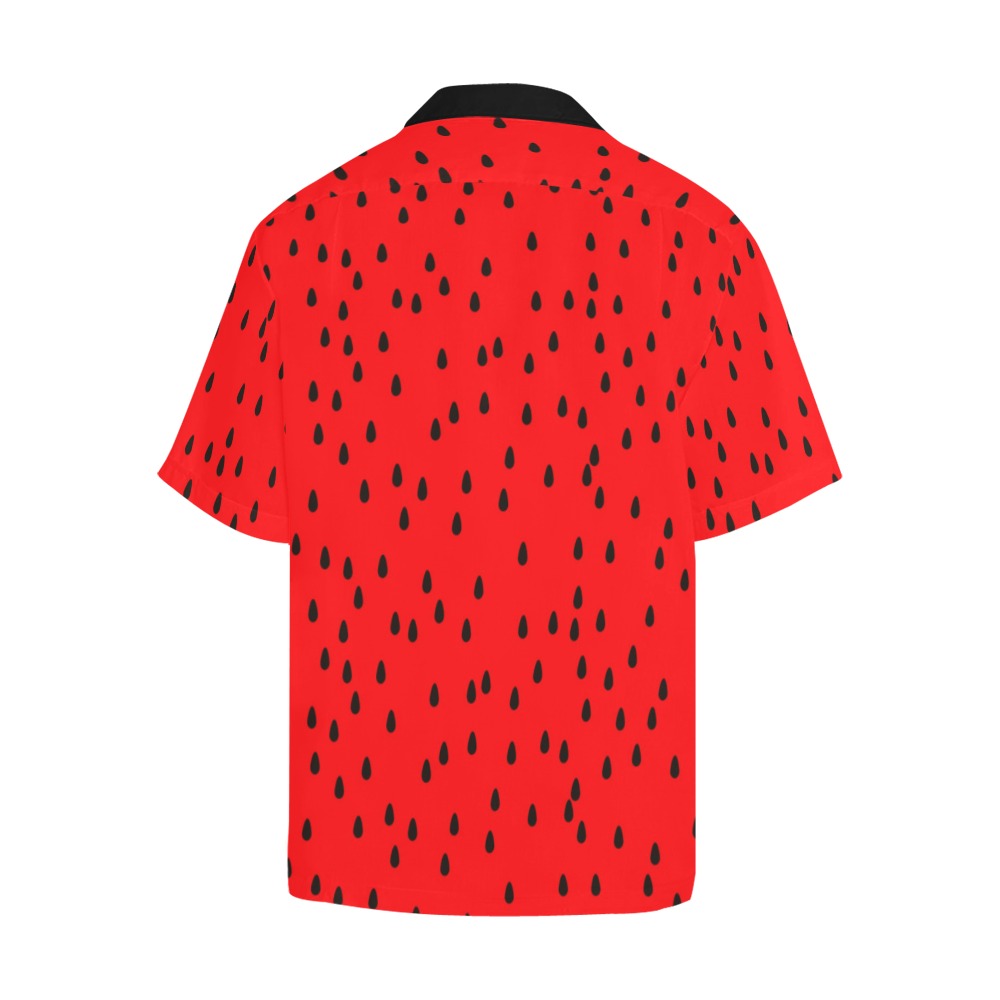 Watermelon Hawaiian Shirt with Merged Design (Model T58)