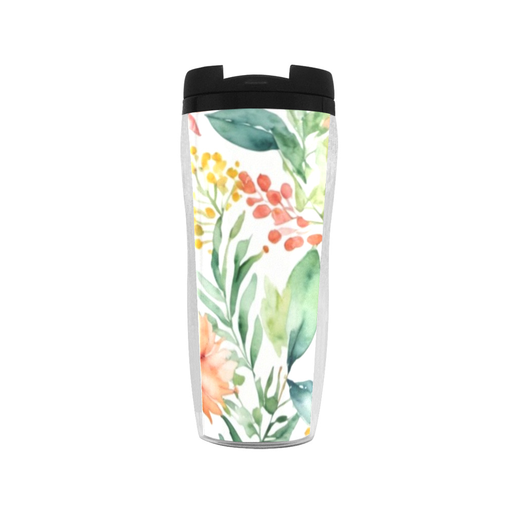 watercolor spring flowers pattern Reusable Coffee Cup (11.8oz)