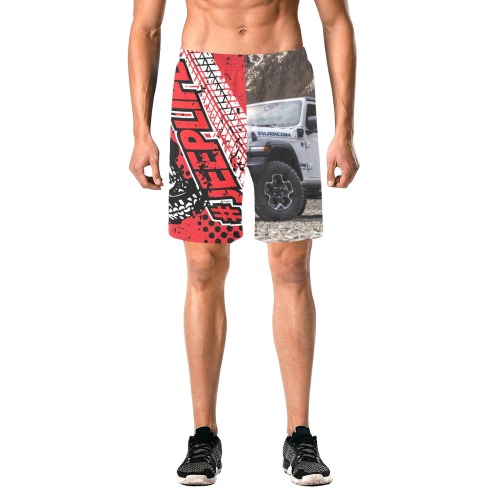 artflow_202105311551 Men's All Over Print Elastic Beach Shorts (Model L20)
