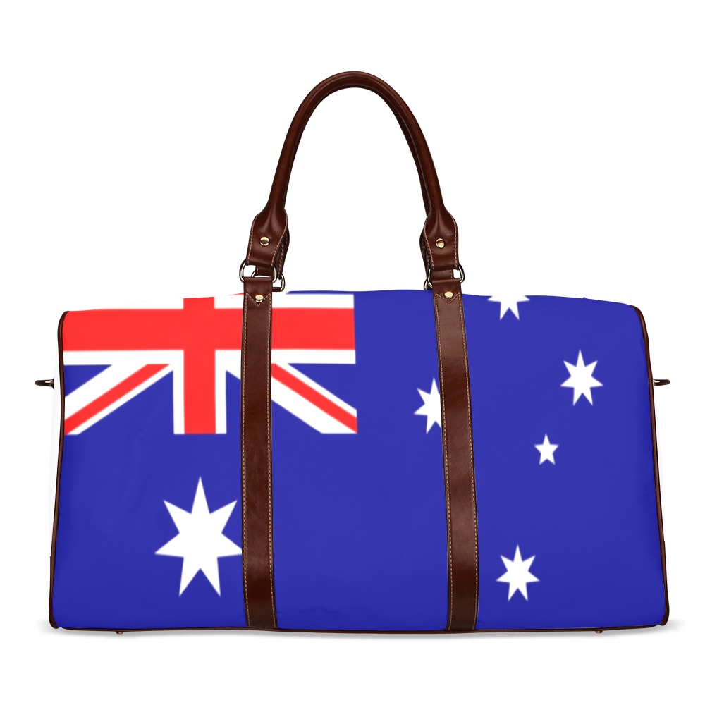 Flag of Australia Waterproof Travel Bag/Large (Model 1639)