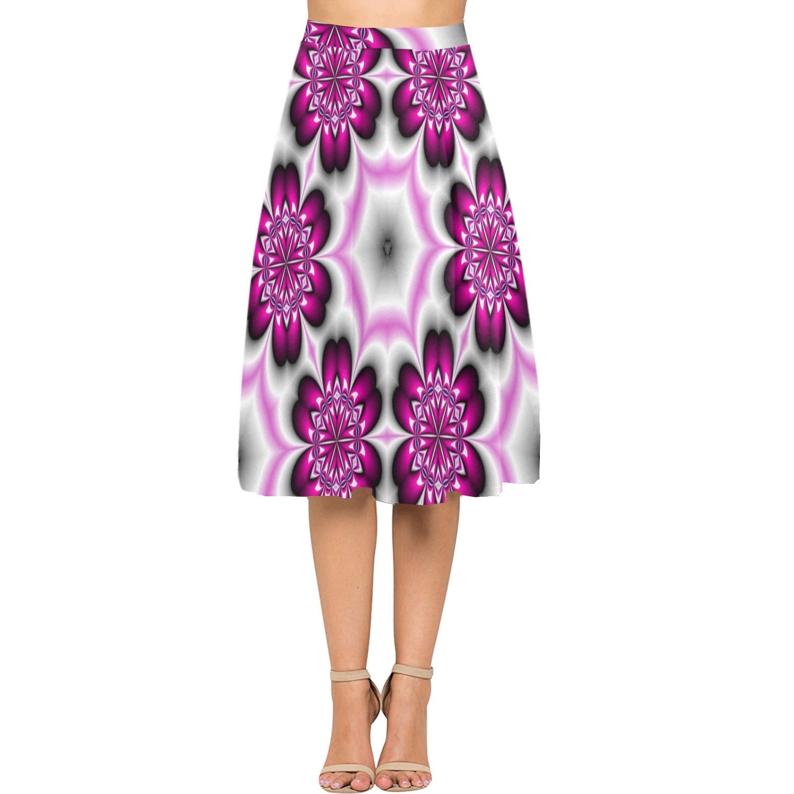 za23e Mnemosyne Women's Crepe Skirt (Model D16)