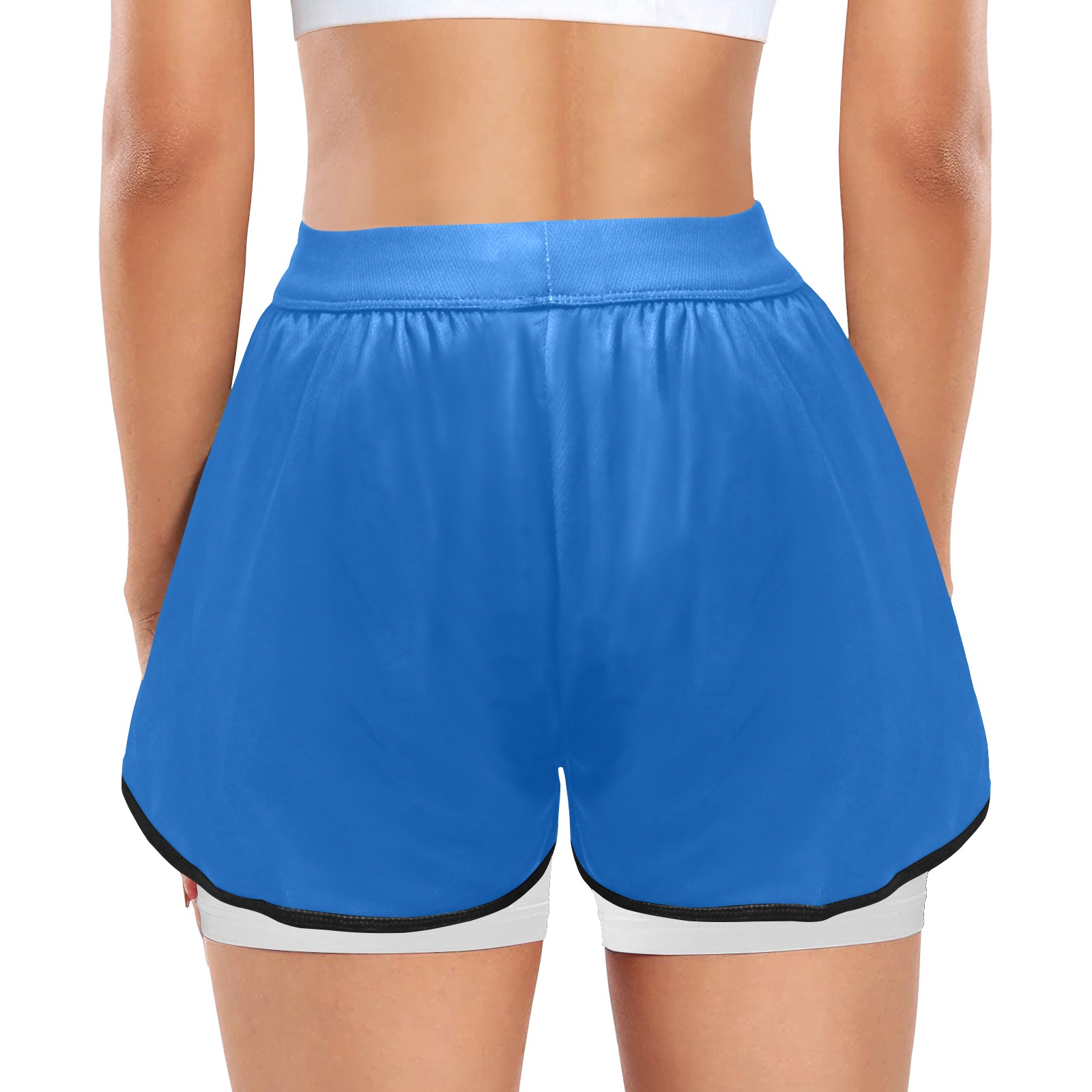 Tulsa U! Collection Women's Sports Shorts with Compression Liner (Model L63)