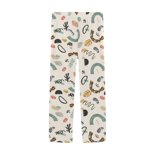 Shapes modern colorful-01 Men's Pajama Trousers