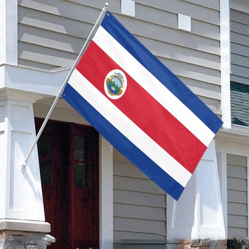 Costa Rica, State Flag Current Garden Flag 70"x47"