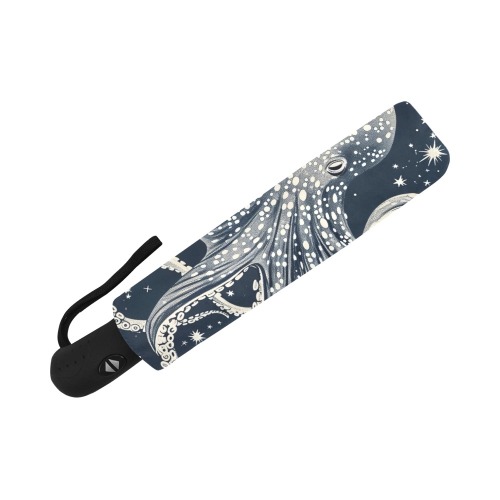 Octopus and Stars v1 Anti-UV Auto-Foldable Umbrella (Underside Printing) (U06)