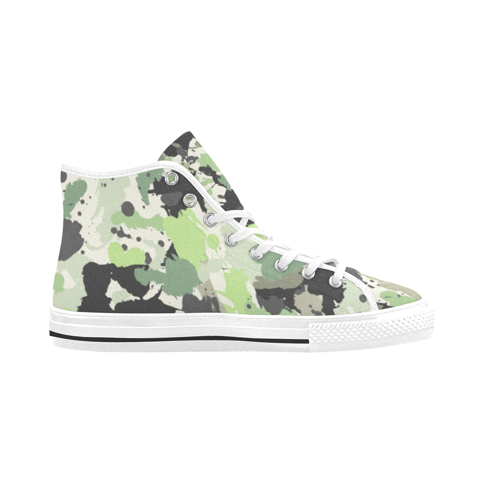 Modern camouflaged texture_01 Vancouver H Women's Canvas Shoes (1013-1)