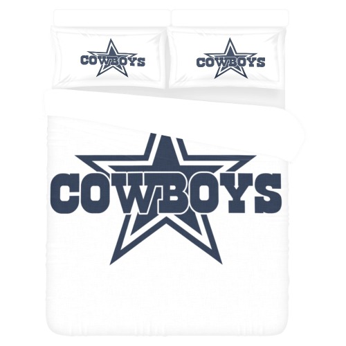 Dallas Cowboy bed set 3-Piece Bedding Set
