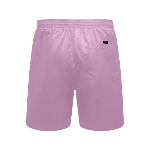 color mauve Men's Mid-Length Beach Shorts (Model L51)