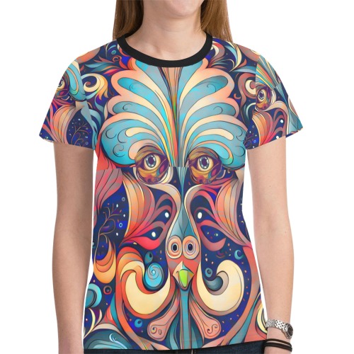 Magician New All Over Print T-shirt for Women (Model T45)