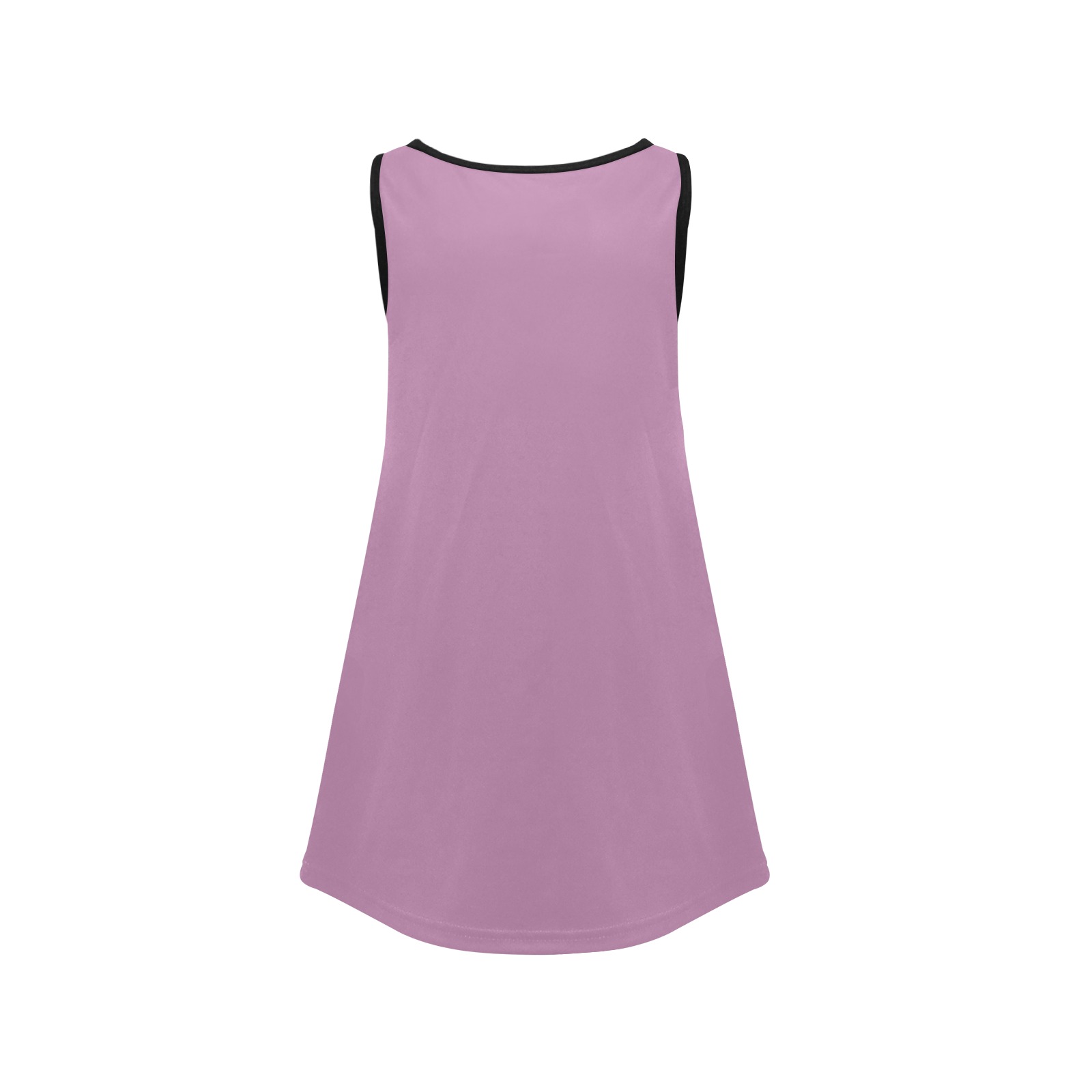 color mauve Girls' Sleeveless Dress (Model D58)