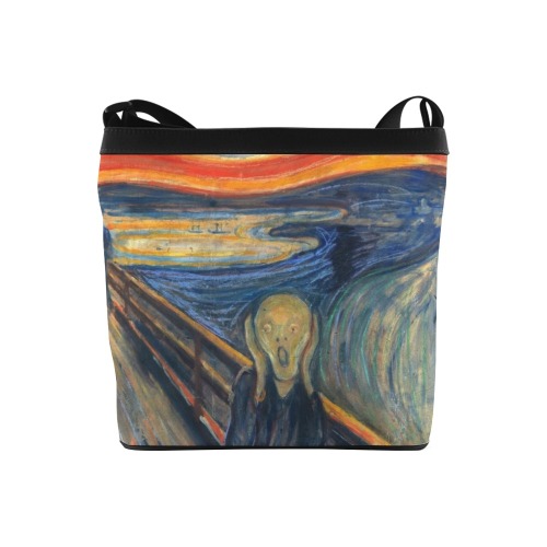 Edvard Munch-The scream Crossbody Bags (Model 1613)